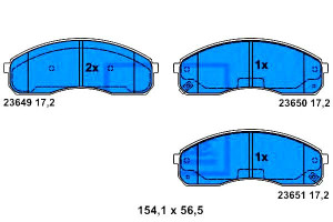 Klocki Hamulcowe Kia Carnival I Carnival Ii Pregio