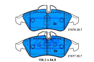 Klocki Hamulcowe Mercedes Przód Sprinter 208-314 9