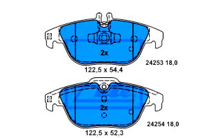 Klocki Hamulcowe Mercedes Tył W204 S204 X204 A207