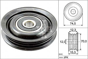 Rolka Paska Wielorowk. Nissan Micra 03- 1,0-1,4 In
