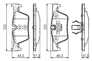 Klocki Hamulcowe Bmw Tył F30 316-328 F20 114-125 F