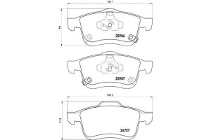 Klocki Hamulcowe Fiat 500l 13- Przód Brembo