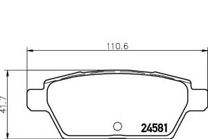 Klocki Hamulcowe Mazda 6 02-07 Tył Brembo