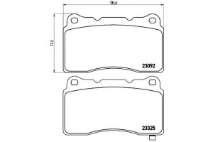 Klocki Hamulcowe Subaru Impreza 01- 2.0 Wrx Sti Br