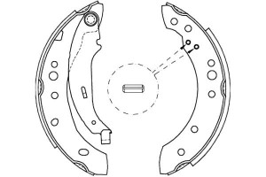 Szczęki Hamulcowe Remsa 7701209586 Ls2002 8680 Gs8