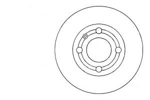 Tarcze Hamulcowe 2szt Vw Polo 94-95 1.0 A.b.s.