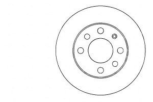 Tarcze Hamulcowe 2szt Opel Astra 91-00 Corsa 87-00