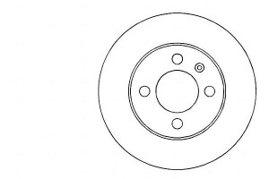 Tarcze Hamulcowe 2szt Vw Passat 88-97 A.b.s.