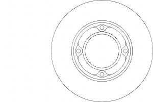 Tarcze Hamulcowe 2szt Daihatsu Hijet 92-05 A.b.s.