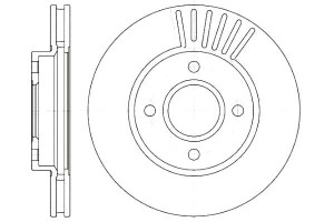 Tarcze Hamulcowe Remsa 4056029 93bx1124ac 93bx1125
