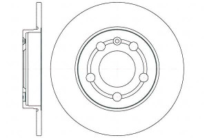 Tarcze Hamulcowe 2szt 239x9 P 5-otw Audi A3 Skoda