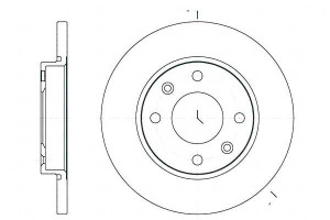 Tarcze Hamulcowe 2szt 247x13 P 4-otw Citroen Xsara