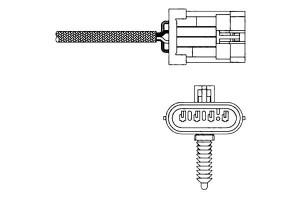 Sonda Lambda Opel 1,4 1,6 16v Delphi