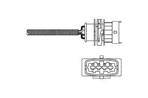 Sonda Lambda Opel 1,4 1,6 16v Astrag Corsa C Delph