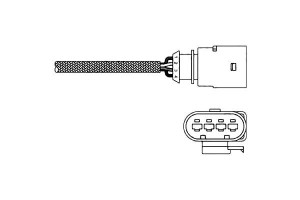 Sonda Lambda Vw Golf 1,6 04- Delphi