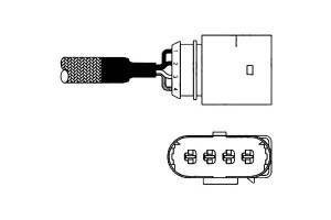 Sonda Lambda Vw Golf 1,6 97- Delphi