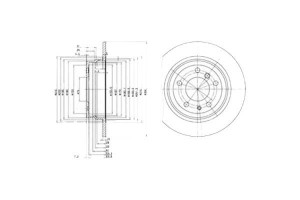 Tarcze Hamulcowe 2szt Bmw 5 (e34) 1.8-3.8 06.87-07