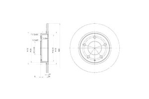 Tarcze Hamulcowe 2szt Ford Usa Probe Ii Mazda 626