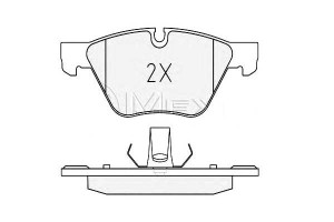 Klocki Hamulcowe Bmw Przód F10 520-535b D 10- Meyl