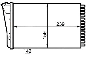 Nagrzewnica Hella 1618248 1618026 90487635 9037997