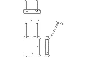 Nagrzewnica (161x188x32) Opel Astra F Astra F Clas