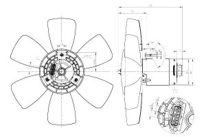 Wentylator Chłodnicy Vw Golf 2 250 80w Nrf