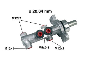 Pompa Hamulcowa Citroen C3 02- (-abs) Cifam