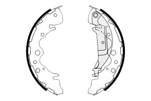 Komplet - Zestaw Szczęk Hamulcowych [brembo]