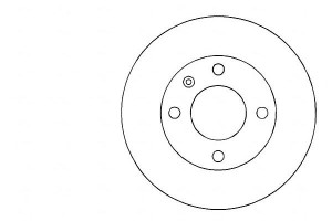 Tarcze Hamulcowe 2szt Ford Sierra 82-93 A.b.s.