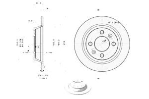 Tarcze Hamulcowe 2szt. Saab 900 I 9000 2.0-3.0 09.