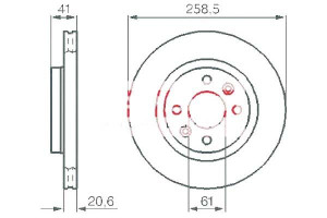 Tarcze Hamulcowe 2szt Renault Megane 96-02 Kamoka