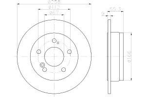 Tarcze Hamulcowe Mintex 2014230912 2014231212 A 20