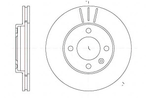 Tarcze Hamulcowe 2szt 239x20 V 4-otw Audi 80 Seat
