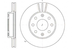 Tarcze Hamulcowe 2szt 236x20 V 6-otw Opel Astra F