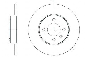 Tarcze Hamulcowe 2szt 256x13 P 4-otw Vw Golf Iii P