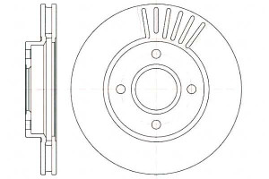Tarcze Hamulcowe 2szt 260x24 V 4-otw Ford Mondeo 9