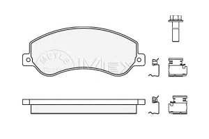 Klocki Hamulcowe Ford Przód Transit 06- Dmc 3,3 3,