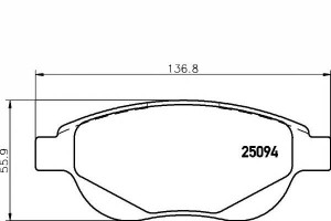 Klocki Hamulcowe Citroen Przód C4 1,6 2,0hdi 04- T