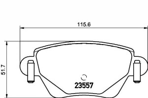 Klocki Hamulcowe Ford Tył Mondeo 00- Textar