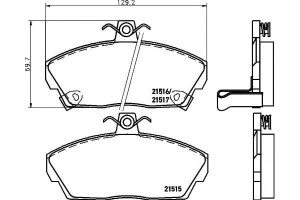 Klocki Hamulcowe Honda Przód Civic 94- 01- Rover 2