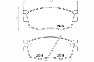 Klocki Hamulcowe Hyundai Przód Accent Kia Rio 05-