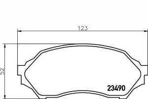 Klocki Hamulcowe Mazda Przód 323 98- Textar