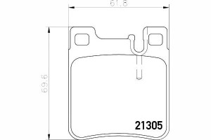 Klocki Hamulcowe Mercedes Tył W140 280-600 Textar