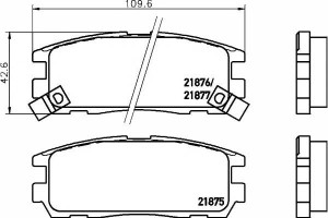 Klocki Hamulcowe Opel Tył Frontera Textar