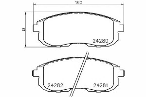 Klocki Hamulcowe Suzuki Przód Sx4 06- Japonia Text