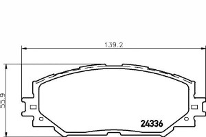Klocki Hamulcowe Toyota Przód Auris 06- Japonia Te
