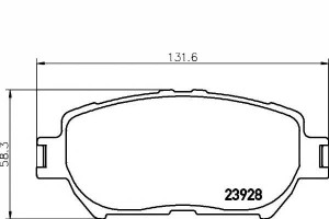 Klocki Hamulcowe Toyota Przód Camry 01- Textar