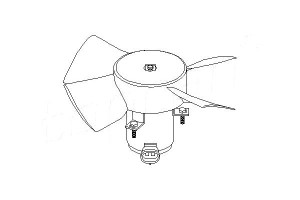 Wentylator Chłodnicy Opel Astra F 09 91-09 98 Topr