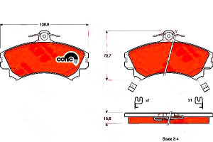 Klocki Hamulcowe Mitsubishi Przód Spac Trw