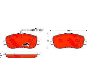 Klocki Hamulcowe Peugeot Przód 807 02- Trw